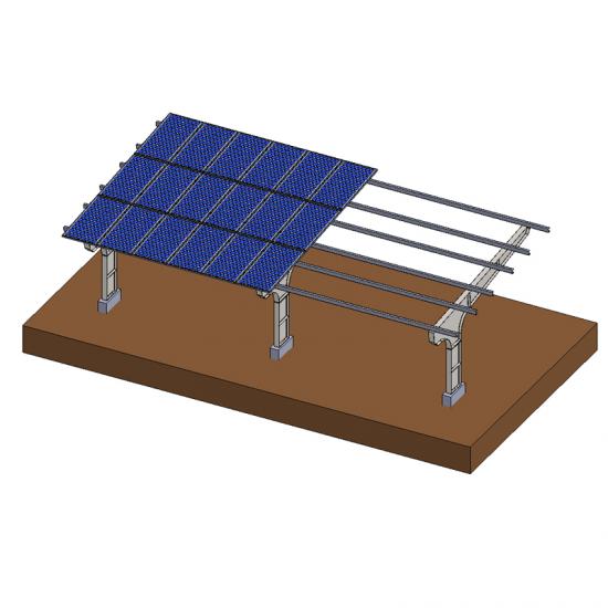 Galvanized Steel Residential Solar Carport Mounting System