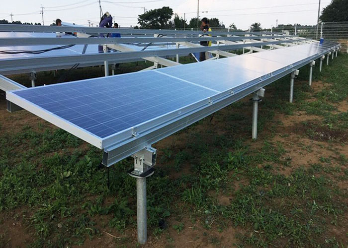 Aluminum Solar Ground Racking Structure Finished In Vietnam.jpg