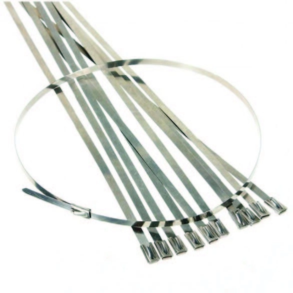 4.6mm 7.9mm Solar Cable Tie, Sus304 Stainless Steel Zip Ties For Solar Panel Mounting Accessories